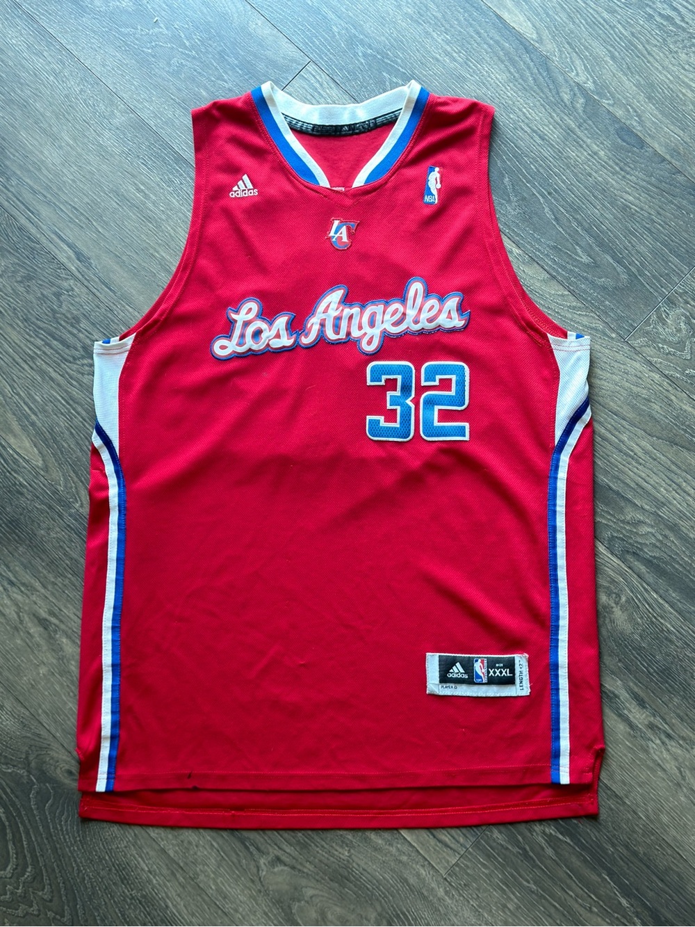 Adidas Blake Griffin Los Angeles Clippers Jersey Men’s 3XL +2 NBA Red #32